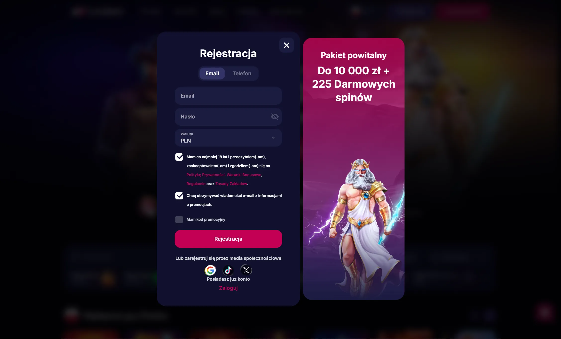 Jak aktywować kod promocyjny NV Casino?