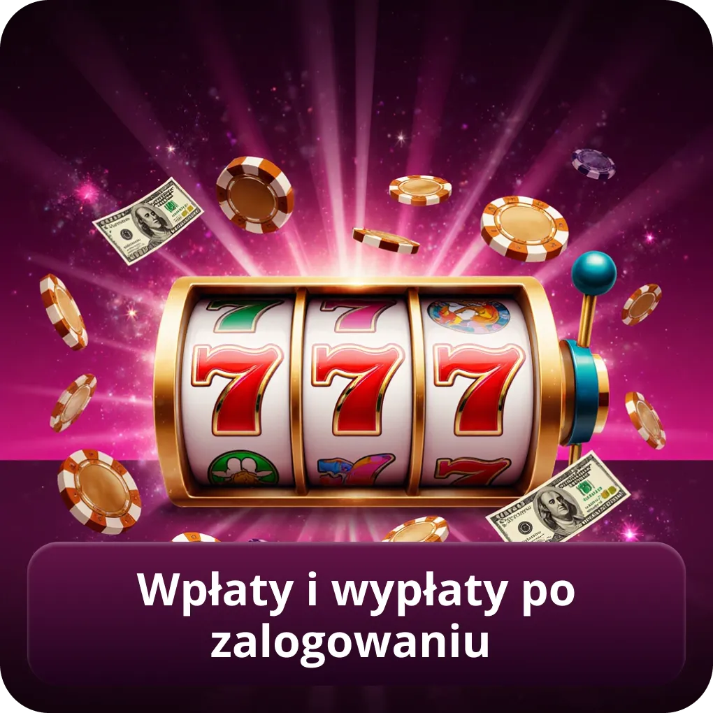 Wpłaty i wypłaty po zalogowaniu