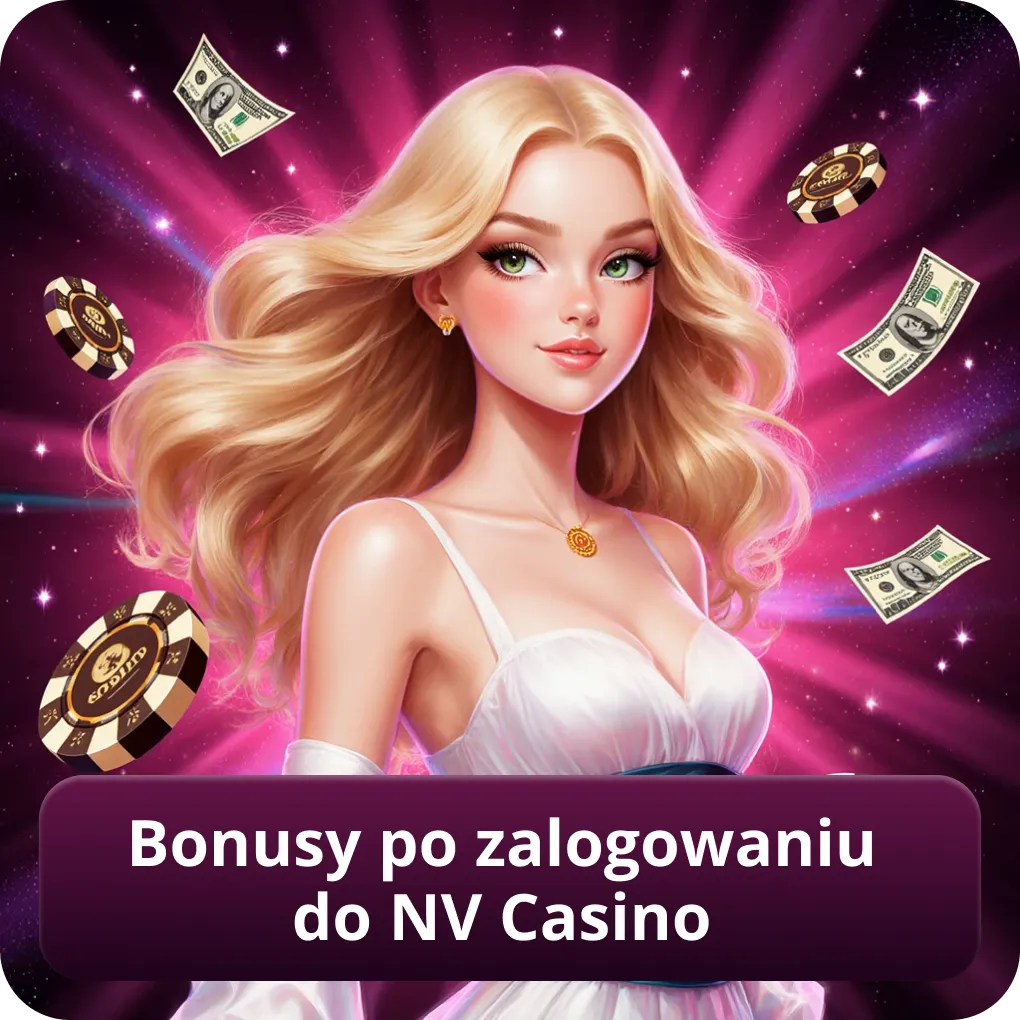 Bonusy po zalogowaniu do NV Casino